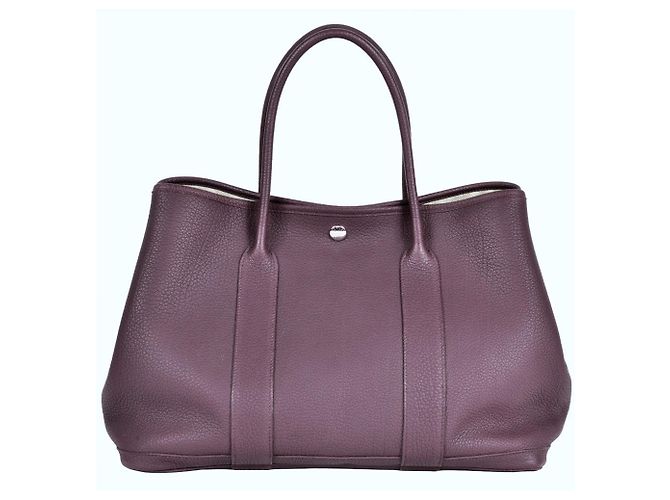 Borsa Tote PM Hermès Garden Porpora Viola scuro - vista 2