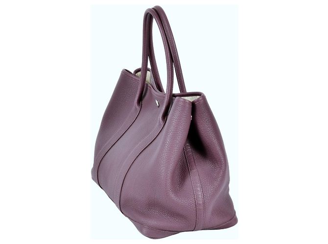 Borsa Tote PM Hermès Garden Porpora Viola scuro - vista 3