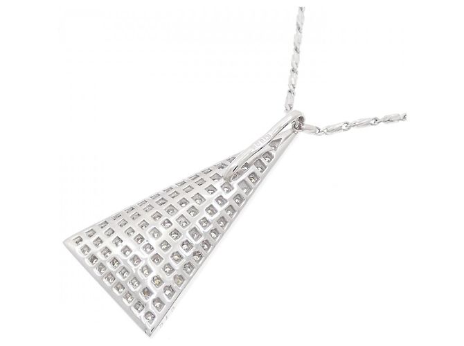 Autre Marque Collana in diamante in oro bianco Au750 Argento - vista 4