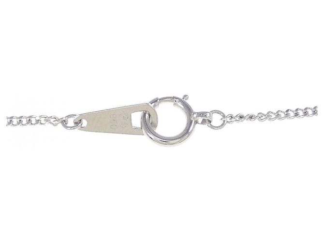 Autre Marque Collana in zaffiro e diamante Pt850 Argento - vista 5