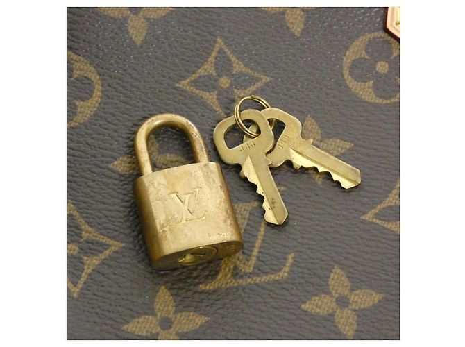 Borsa Boston Monogram Speedy Bandoulière Louis Vuitton Marrone - vista 6