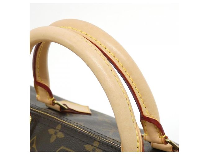 Borsa Boston Monogram Speedy Bandoulière Louis Vuitton Marrone - vista 7
