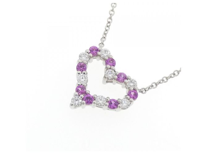 Tiffany & Co Collar Mini Corazón Sentimental de Platino Tiffany Plata - vista 3