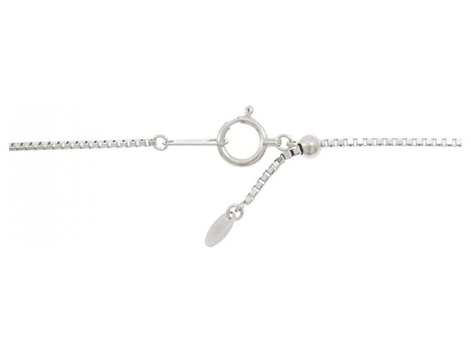 Autre Marque PT900 PT850 Diamond Necklace Silvery - view 5