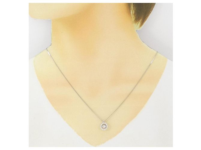 Autre Marque Collana in diamante PT900 PT850 Argento - vista 6