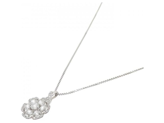 Autre Marque Collana in diamante Pt900 Pt850 Argento - vista 2
