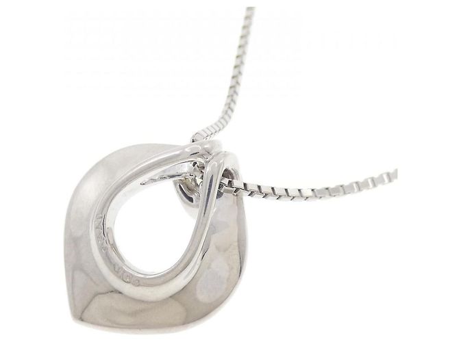 Autre Marque PT900 PT850 Diamant-Halskette Silber - Ansicht 4