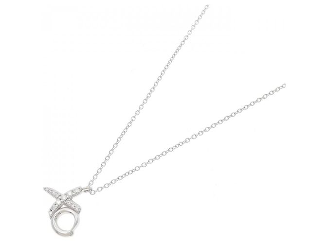Collana in diamante in oro bianco 750 Tiffany & Co. D'oro - vista 2