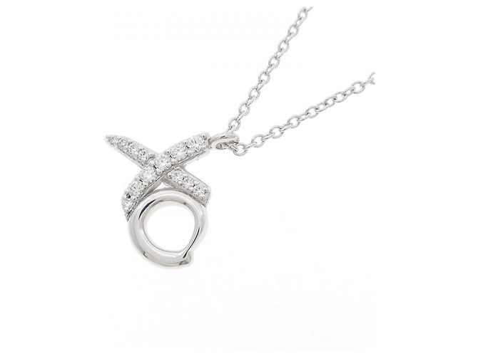 Collana in diamante in oro bianco 750 Tiffany & Co. D'oro - vista 3