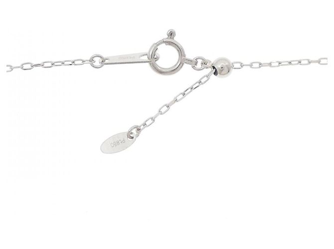 Autre Marque Collana in Zaffiro e Diamante Pt900 Pt850 Argento - vista 5