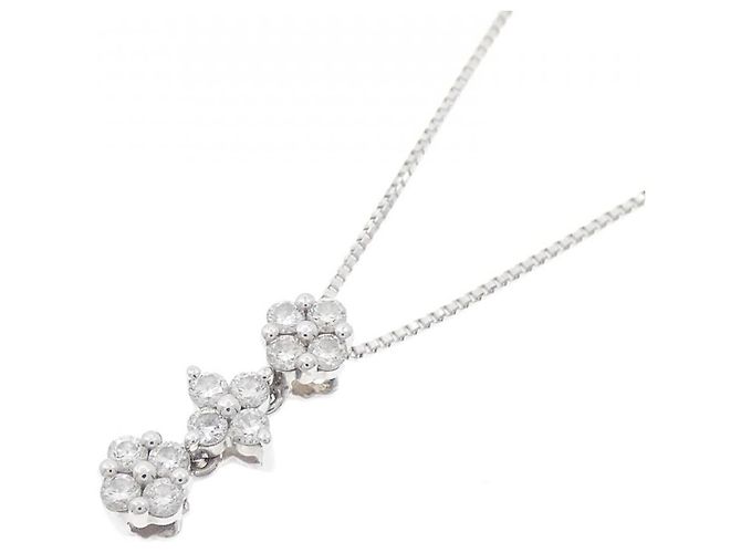 Autre Marque Collana in diamante in oro bianco Au750 Argento - vista 3
