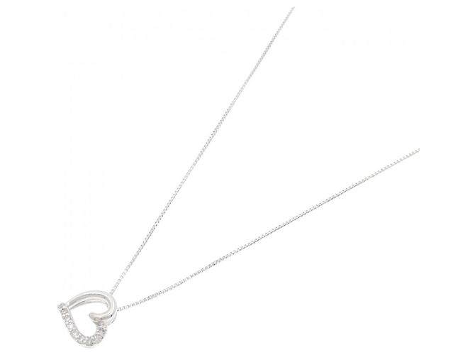Autre Marque Collana in diamante in oro bianco Au750 Argento - vista 2