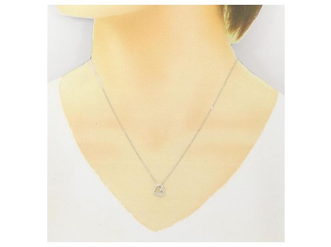 Autre Marque Collana in diamante in oro bianco Au750 Argento - vista 6