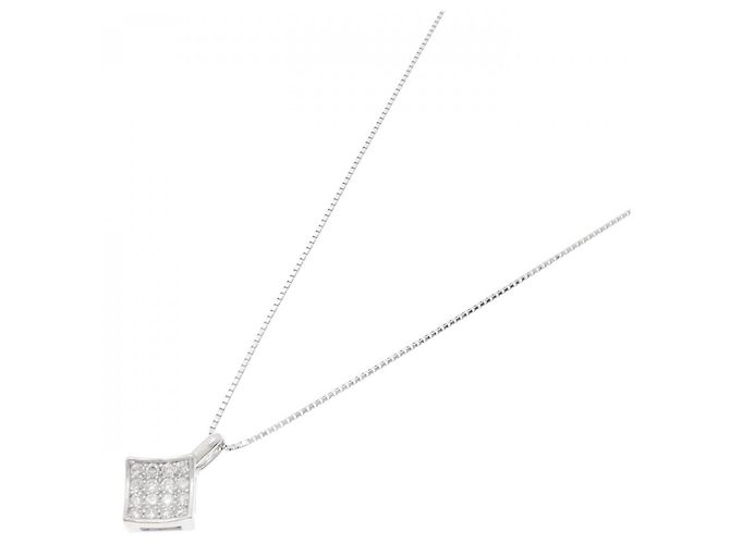Autre Marque Collana in diamante Au750 Argento - vista 2