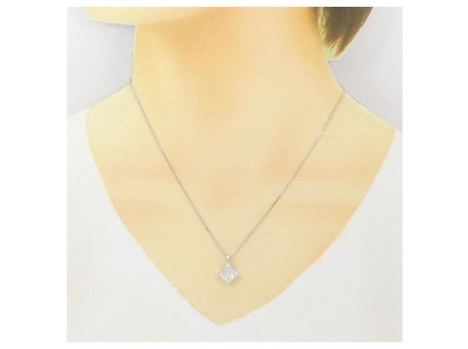 Autre Marque Collana in diamante Au750 Argento - vista 6