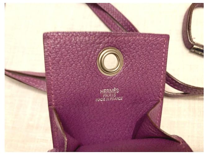 Hermès Purses, wallets, cases Silvery Prune - view 4