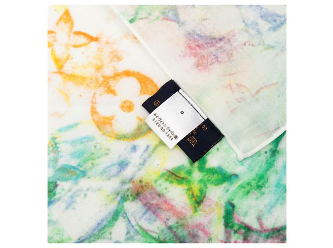 Set Bandana e Maschera Monogram Acquerello Bianco Virgil Abloh di Louis Vuitton - vista 10