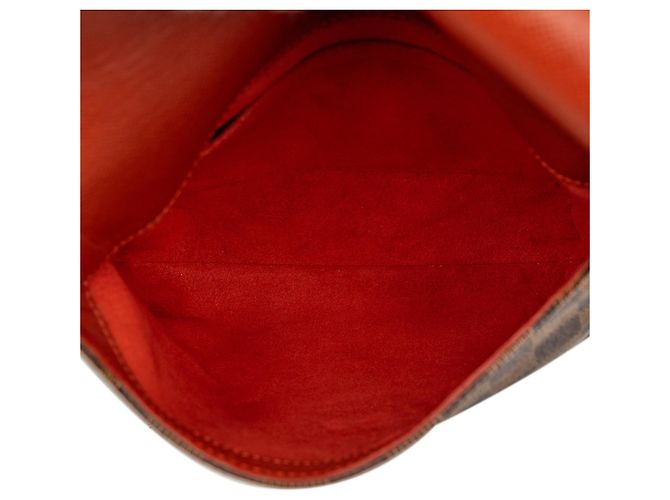 Louis Vuitton Musette Salsa in Damier Ébène marrone con tracolla lunga - vista 4