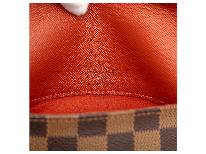 Louis Vuitton Musette Salsa in Damier Ébène marrone con tracolla lunga - vista 5