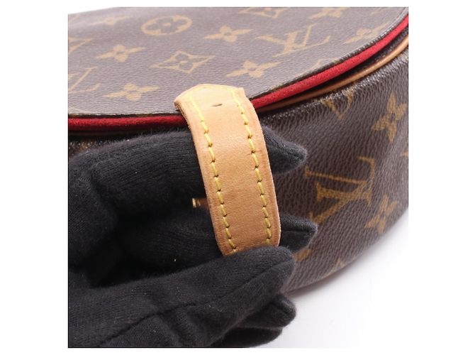 Borsa a Spalla Louis Vuitton Tan Blanc Marrone Monogramma - vista 6