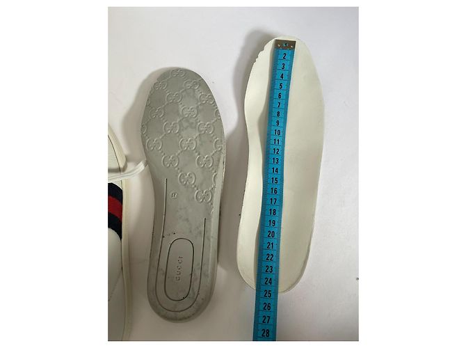 Sneaker Gucci Ace in pelle bianca Bianco - vista 14