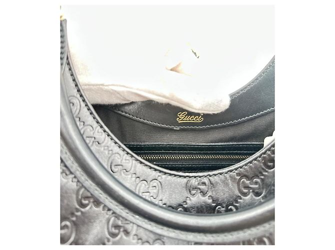 Dionysus Gucci Jackie Medium in pelle Guccissima nera – 2000s Nero - vista 10