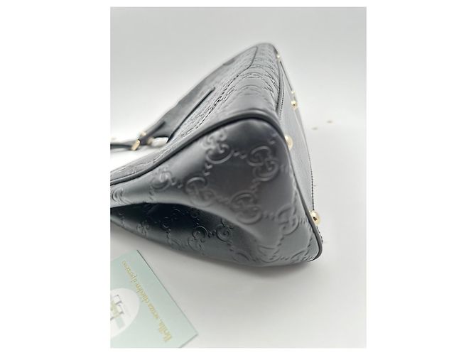 Dionysus Gucci Jackie Medium in pelle Guccissima nera – 2000s Nero - vista 12