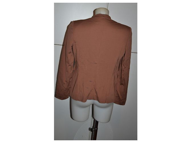 Chaqueta Pinko marrón de viscosa Castaño - vista 3