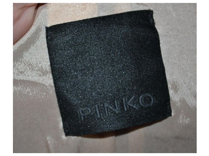 Chaqueta Pinko marrón de viscosa Castaño - vista 4