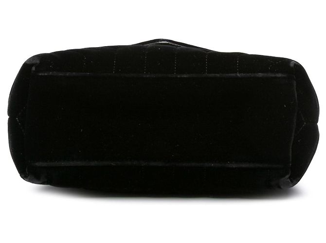 Saint Laurent – LouLou Monogram in velluto matelassé nero | Small - vista 3