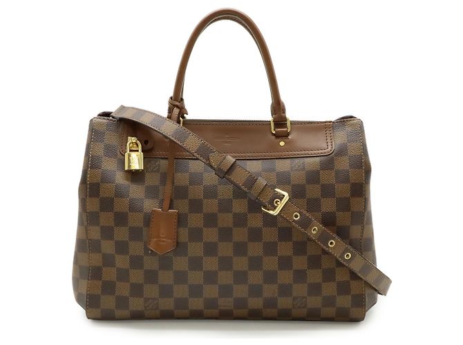 Borsa a mano/spalla Damier Greenwich Louis Vuitton Marrone Damier ebene - vista 2