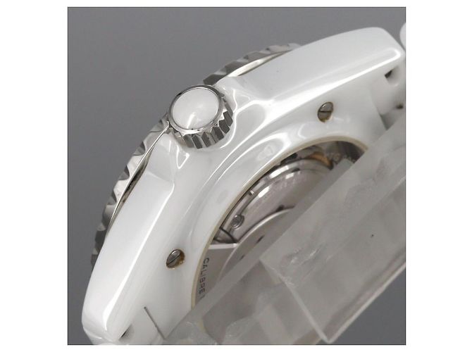 Orologio automatico Chanel J12 Calibro 12.1 Bianco - vista 3
