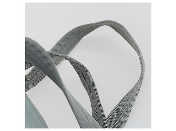 PRADA Rucksack aus Nylon hellblau Silber Auth BA9058 - Ansicht 15