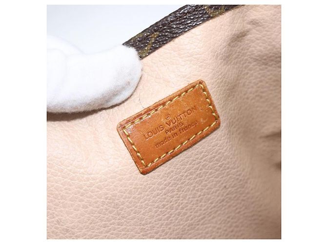 LOUIS VUITTON Borsa Sac Plat Monogram M51140 LV Auth BA9399 Monogramma - vista 10
