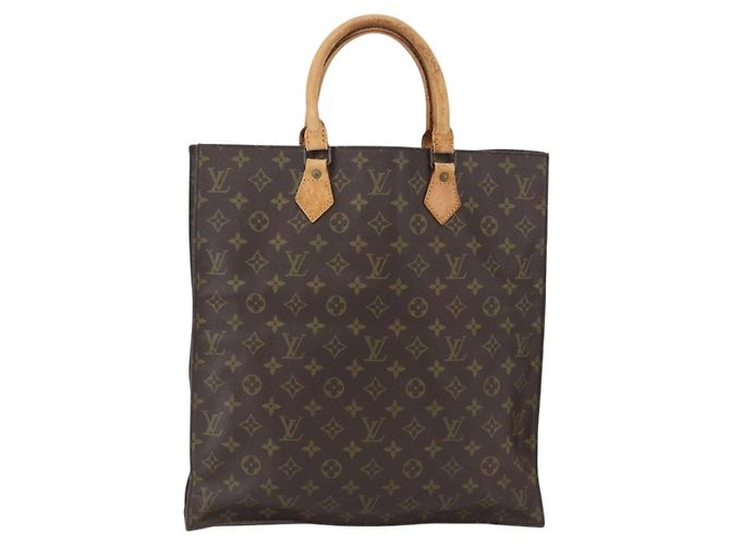 LOUIS VUITTON Borsa Sac Plat Monogram M51140 LV Auth BA9399 Monogramma - vista 13