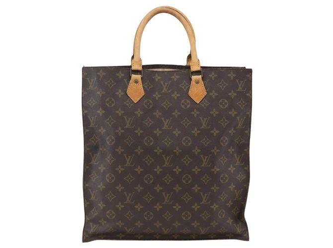 LOUIS VUITTON Borsa Sac Plat Monogram M51140 LV Auth BA9399 Monogramma - vista 2