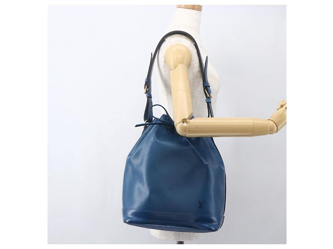 LOUIS VUITTON Borsa a Spalla Epi Noe Blu Toledo M44005 LV Auth 159201 - vista 20