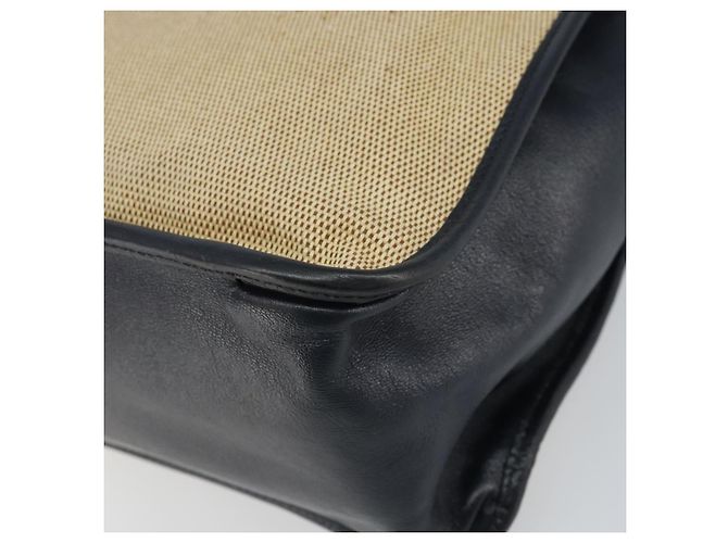 Sac Tote Horsebit en toile beige et or GUCCI 623694 Auth BA9373 Doré - vue 15