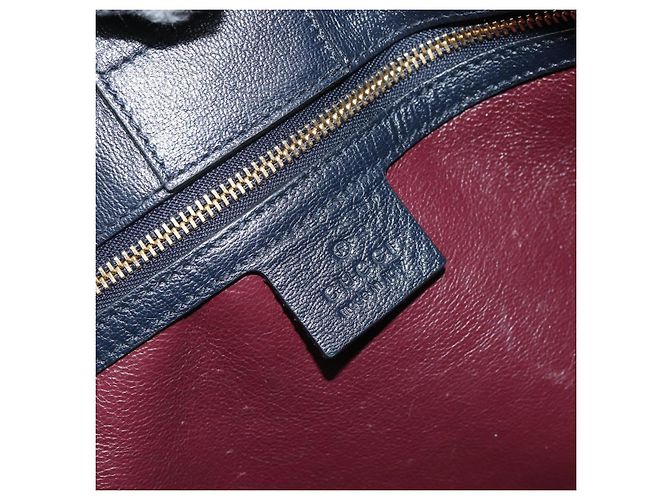 Sac Tote Horsebit en toile beige et or GUCCI 623694 Auth BA9373 Doré - vue 18