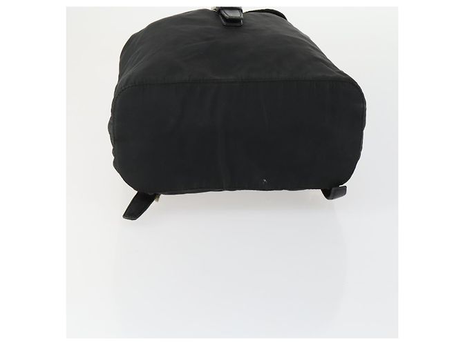 Zaino PRADA in nylon nero e oro Auth ka1273 D'oro - vista 5