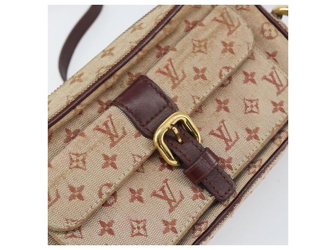 LOUIS VUITTON Borsa a Spalla Monogram Mini Juliet MM Rossa M92219 LV Auth gh1563 Rosso - vista 17