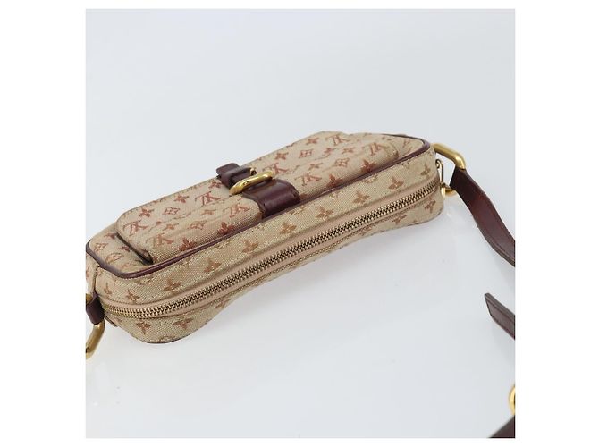 LOUIS VUITTON Borsa a Spalla Monogram Mini Juliet MM Rossa M92219 LV Auth gh1563 Rosso - vista 6