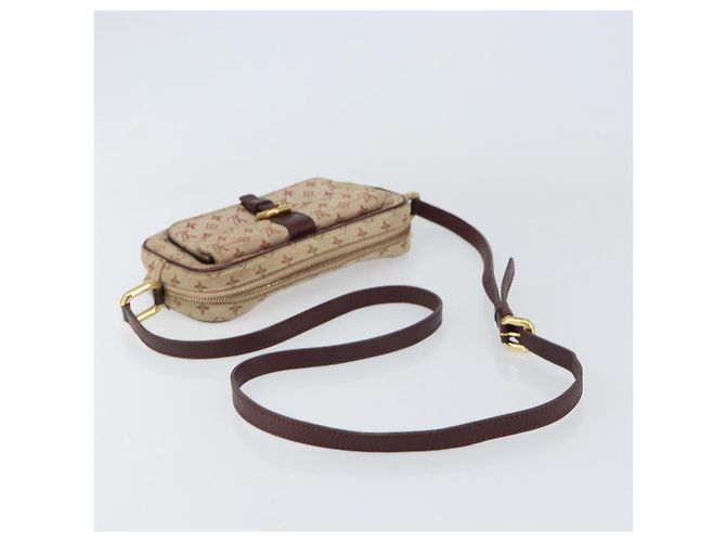 LOUIS VUITTON Borsa a Spalla Monogram Mini Juliet MM Rossa M92219 LV Auth gh1563 Rosso - vista 7