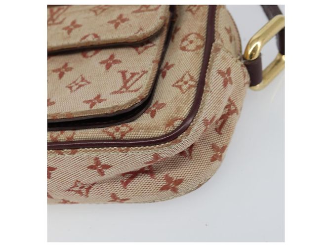 LOUIS VUITTON Borsa a Spalla Monogram Mini Juliet MM Rossa M92219 LV Auth gh1563 Rosso - vista 9