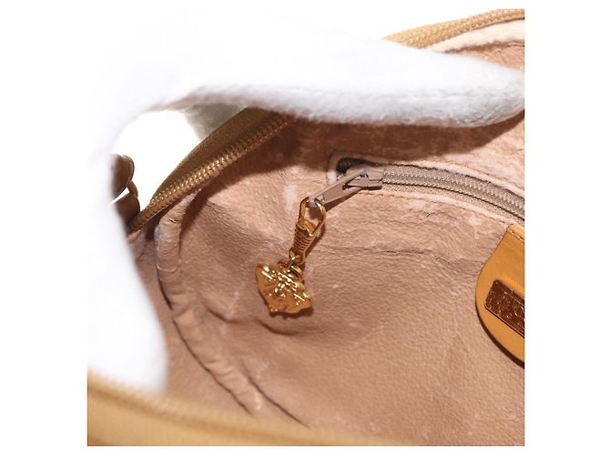 Gucci Borsa a Spalla Micro GG Supreme PVC Avorio Oro 007 89 0094 Auth am10270 D'oro Crudo - vista 21