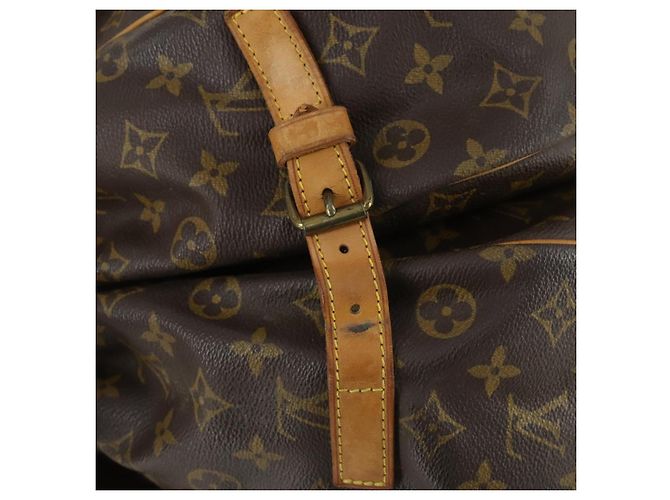 LOUIS VUITTON Borsa a Spalla Monogram Saumur 35 M42254 LV Auth ka1233 Monogramma - vista 18