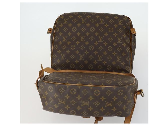 LOUIS VUITTON Borsa a Spalla Monogram Saumur 35 M42254 LV Auth ka1233 Monogramma - vista 19