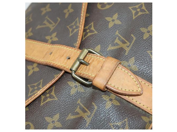 LOUIS VUITTON Borsa a Spalla Monogram Saumur 35 M42254 LV Auth ka1233 Monogramma - vista 20