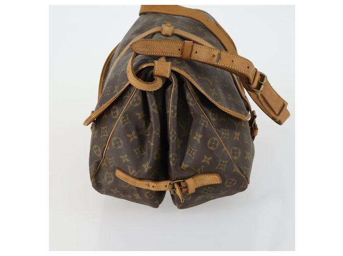 LOUIS VUITTON Borsa a Spalla Monogram Saumur 35 M42254 LV Auth ka1233 Monogramma - vista 4