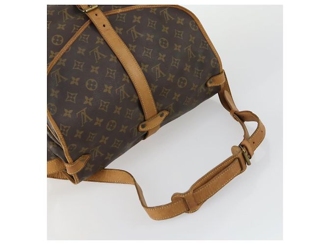 LOUIS VUITTON Borsa a Spalla Monogram Saumur 35 M42254 LV Auth ka1233 Monogramma - vista 7